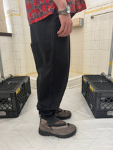 Load image into Gallery viewer, 1980s Katharine Hamnett Washed Black Pleated Tapered Trousers - Size M