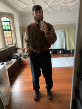 Load image into Gallery viewer, 1990s Armani Painted Corduroy and Velour Bomber - Size XL
