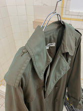 Load image into Gallery viewer, 1980s Katharine Hamnett Iridescent Jade Trench Coat - Size OS