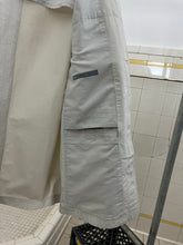 Load image into Gallery viewer, Late 1990s Mandarina Duck Grey 'Fiberduck' Workshirt with Hidden Chest Pocket - Size L