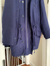 Load image into Gallery viewer, 1990s Katharine Hamnett Navy Parka - Size M