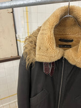 Load image into Gallery viewer, aw1994 Issey Miyake Faux Mouton Cropped High Neck Flight Jacket - Size L