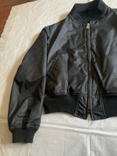 Load image into Gallery viewer, ss1993 Yohji Yamamoto Reversible Nylon &amp; Wool Cropped Bomber Jacket - Size OS