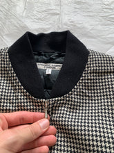 Load image into Gallery viewer, 1990s Katharine Hamnett Houndstooth Bomber Jacket - Size M