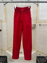 Load image into Gallery viewer, 1980s Marithe Francois Girbaud x Closed Canvas Riding Pants in Red - Size XXS