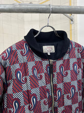 Load image into Gallery viewer, 1990s Armani Cropped Paisley Bomber Jacket - Size L