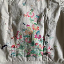 Load image into Gallery viewer, 2000s Issey Miyake x Lee Jean x Naoki Takizawa Illustrated Denim Jacket - Size S
