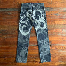 Load image into Gallery viewer, aw2012 Issey Miyake APOC Abstract Circle Graphic Denim - Size M