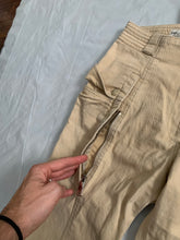 Load image into Gallery viewer, 2000s Armani Beige Gimmick Cargo Pocket Work Pants - Size S