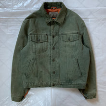Load image into Gallery viewer, 1990s Armani Washed Cotton Gabardine Padded Trucker - Size L