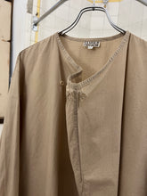 Load image into Gallery viewer, 1980s Marithe Francois Girbaud x Closed Pullover Shirt with Asymmetrical Gathered Collar Detail - Size L