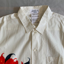 Load image into Gallery viewer, ss1987 Yohji Yamamoto Red Lilly Shirt - Size OS