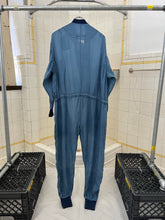 Load image into Gallery viewer, 1980s Katharine Hamnett Aqua Blue Silk Flight Suit - Size OS
