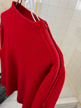 Load image into Gallery viewer, 2000s Armani Rib Knit Sweater with Sleeve Zipper - Size M