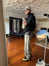 Load image into Gallery viewer, 2000s Armani Military Pants with Front Thigh Cargo Pocket Hem Slit Detailing - Size L