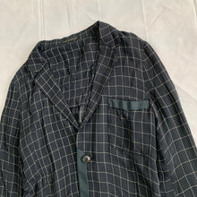 Load image into Gallery viewer, ss1996 Yohji Yamamoto Rayonne Checkered Blazer - Size M