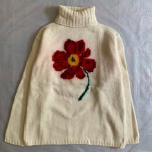 Load image into Gallery viewer, aw1995 Yohji Yamamoto Intasaria Mohair Red Daisy Knit - Size M