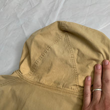 Load image into Gallery viewer, 1990s Armani Faded Yellow Paneled Hooded Work Jacket  - Size XL