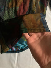 Load image into Gallery viewer, ss1997 Yohji Yamamoto Mesh Geometric Print Top - Size M
