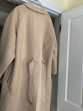 Load image into Gallery viewer, aw1995 Yohji Yamamoto Beige Raw Cut Wool Overcoat - Size OS