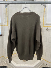 Load image into Gallery viewer, 1980s Marithe Francois Girbaud Rib Knit Ramie Sweater with Shoulder Buttons - Size M