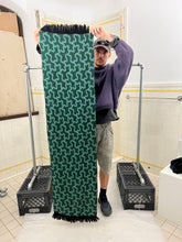 Load image into Gallery viewer, 1980s Yohji Yamamoto Green Amoeba Woven Scarf - Size OS