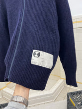 Load image into Gallery viewer, 1990s Final Home Knitted Hoodie with Nylon Sleeve Detail - Size M