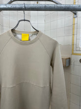 Load image into Gallery viewer, 2000s Mandarina Duck Beige Crewneck with Hidden Mesh Kangaroo Pocket - Size S