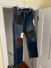 Load image into Gallery viewer, 2000s Yohji Yamamoto x Spotted Horse Leather Patchworked Denim - Size M
