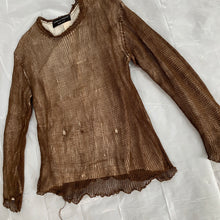 Load image into Gallery viewer, 1995 CDGH+ Distressed Mesh Layered Shirt - Size M