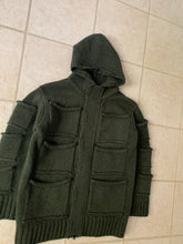 Load image into Gallery viewer, 1990s Ryuichiro Shimazaki Multi-Pocket Wool Hooded Sweater - Size M