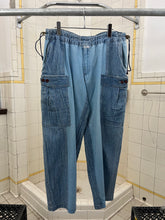Load image into Gallery viewer, 1980s Marithe Francois Girbaud Adjustable Blue Cargo Pants - Size OS