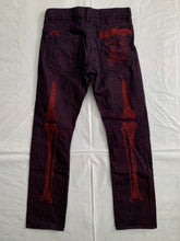 Load image into Gallery viewer, ss2008 Issey Miyake APOC Red Skeleton Leg Bone Pants - Size L