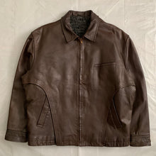 Load image into Gallery viewer, 1980s CDGH Brown Paneled Leather Work Jacket - Size OS