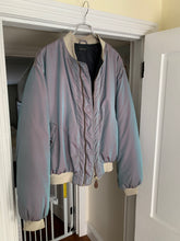Load image into Gallery viewer, 1990s Armani Iridescent Oversized Bomber Jacket - Size OS