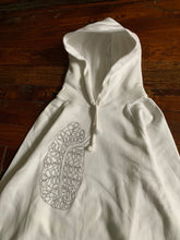 Load image into Gallery viewer, 2001 Bernhard Willhelm Lung Embroidered White Hoodie - Size M