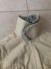 Load image into Gallery viewer, 1990s Dexter Wong Super Cropped Faux Collared Bomber Jacket with Extended Hem Ribbing - Size M