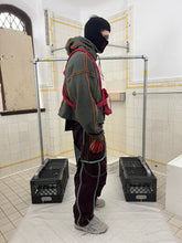 Load image into Gallery viewer, Seeing Red Green Dyed Elephant Trunk Hoodie with Red Token Bag - Size OS