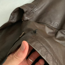 Load image into Gallery viewer, 1980s CDGH Brown Paneled Leather Work Jacket - Size OS