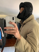Load image into Gallery viewer, 2000s Junya Watanabe Black Nylon Aviator Hat with Fleece Lining - Size OS