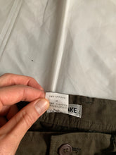 Load image into Gallery viewer, ss2001 Issey Miyake Dark Khaki Front Zipper Trousers - Size S