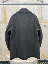 Load image into Gallery viewer, Late 1990s Mandarina Duck Rubberized Cuff and Hem Peacoat - Size L