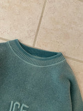 Load image into Gallery viewer, 1990s Armani Embroidered "Ice Arsenal" Faded Knitted Sweater - Size L