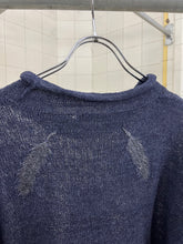 Load image into Gallery viewer, ss1994 Issey Miyake Silk Sweater with Feather Applications - Size L