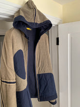 Load image into Gallery viewer, 2000s Mandarina Duck Panelled Cotton Zip Hoodie - Size L