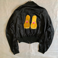 Load image into Gallery viewer, ss1993 Yohji Yamamoto Elephant Embroidered Silk Bomber Jacket - Size M