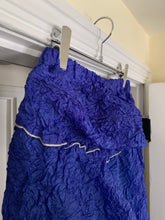 Load image into Gallery viewer, aw1999 Issey Miyake Blue Crinkled Bungee Pants - Size M