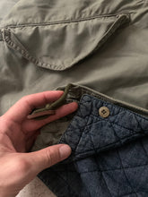 Load image into Gallery viewer, 1990s Armani Faded Seafoam Green Military Parka with Removeable Quilted Lining - Size XL