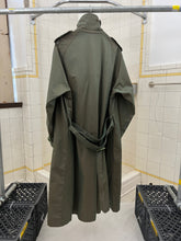 Load image into Gallery viewer, 1980s Katharine Hamnett Iridescent Jade Trench Coat - Size OS