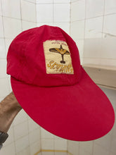 Load image into Gallery viewer, 1990s Armani Red Long-Brim Logo Cap - Size OS